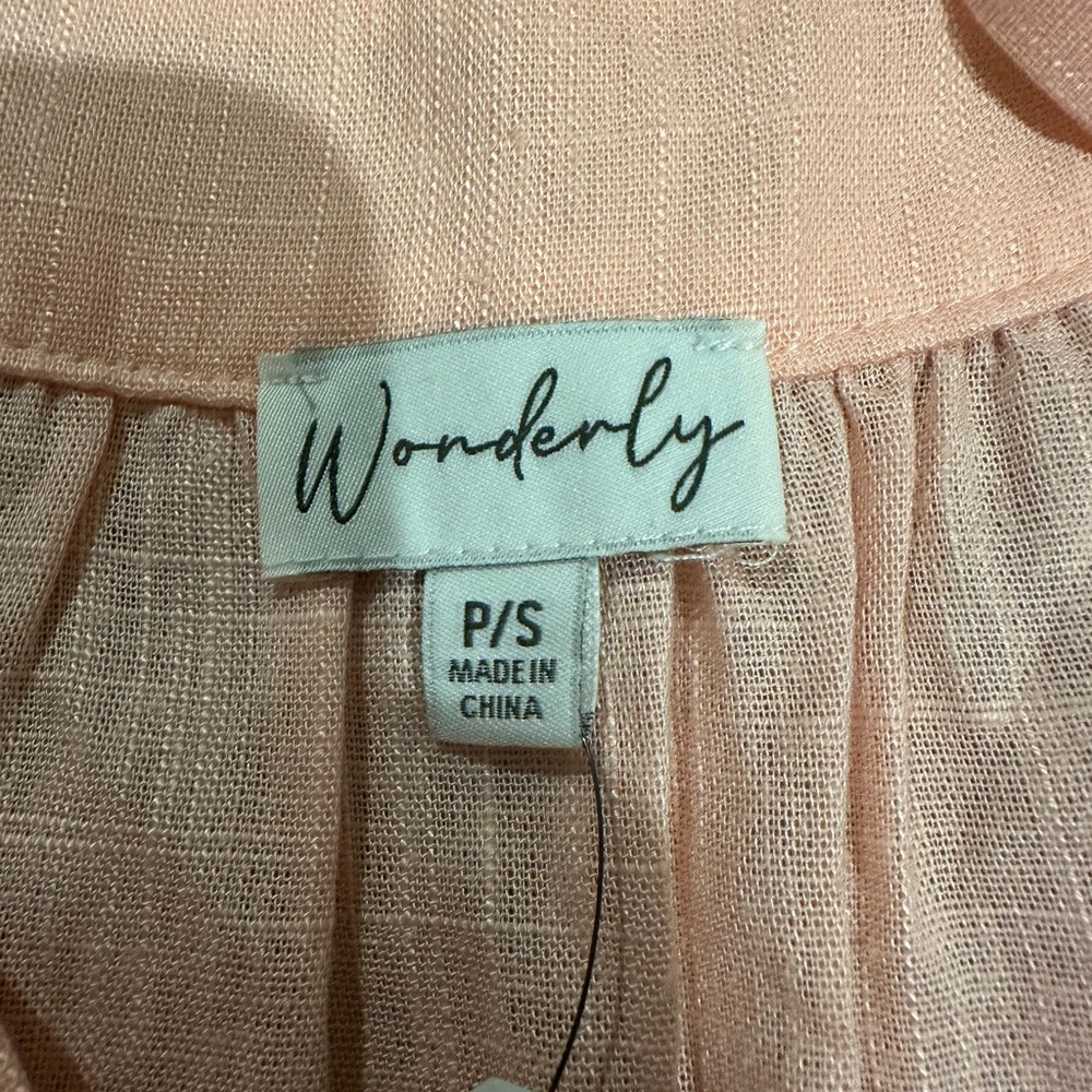 Wonderly Petite tie neck Tank Top - Picture 4 of 6